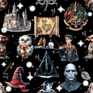 Magical seamless pattern