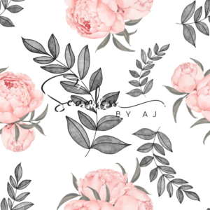 Pink flower seamless pattern