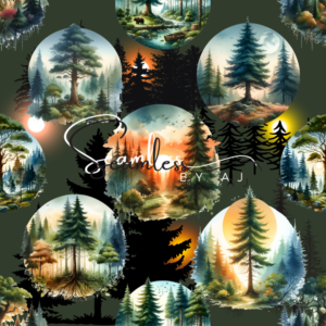 Scenery seamless pattern