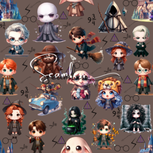 Magical seamless pattern