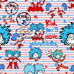 Seuss seamless pattern