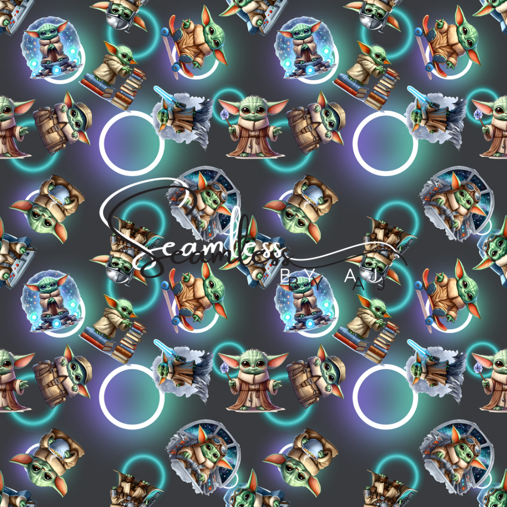 Yoda seamless pattern - Seamless by AJ